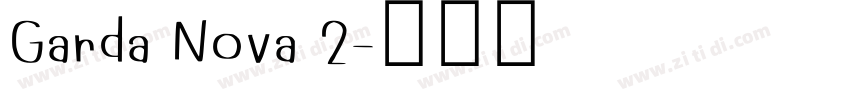 Garda Nova 2字体转换